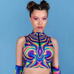 Electric Feel Crop Top